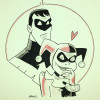 Original Art: Harley Quinn & Nightwing