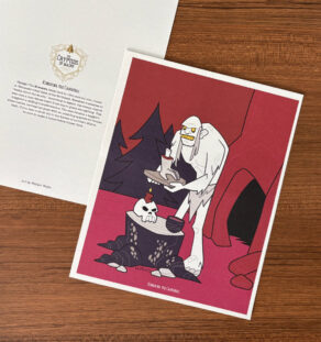 Cryptids of Maine 8x10 Print: Kiwakwa the Cannibal